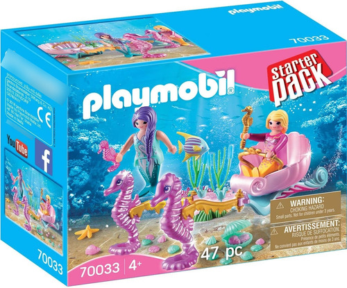 Playmobil 70033 Carruaje Caballitos De Mar.
