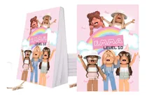 Comprar Pack X15 Anotadores Souvenir Roblox Girl Rosa 10x15cm 50 Hjs