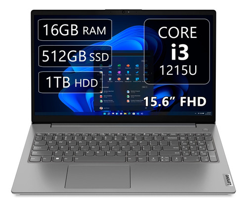 Lenovo V15 G3 Iap, Core I3-1215u, 16gb, 512gb, 1tb, 15.6, Es