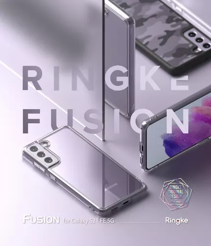 Funda Ringke Fusion Para Samsung S21 Fe + Protector Camara