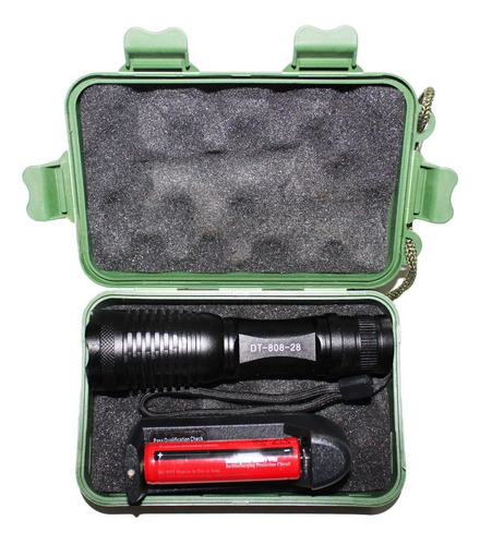 4 Lampara Led Tactica Usb Destapador Encendedor Power Bank