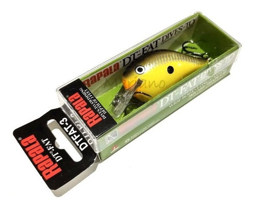 Señuelo Rapala Dt Fat 3 Crank 14g. 6cm. Baitcasting Spinning Color Ol School