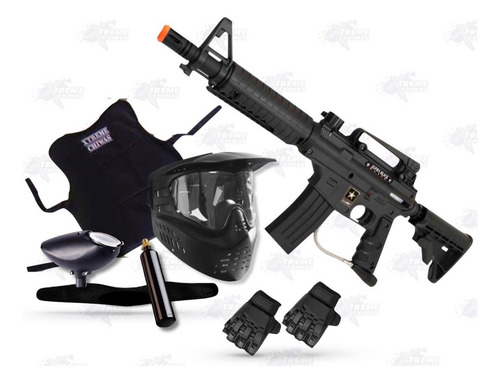 Marcadora Gotcha Tippmann Bravo One Proyect Sierra A5 Xtreme Negro