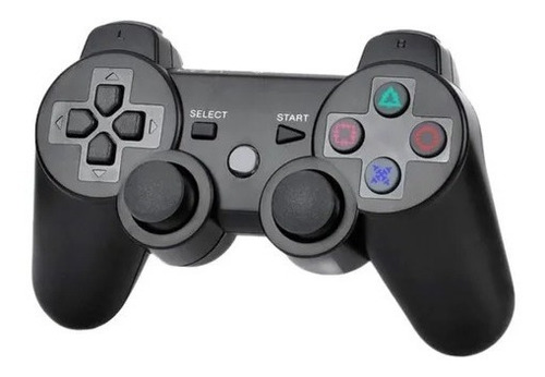 Controlador de mango inalámbrico compatible con PlayStation 3 para PS3, color: negro