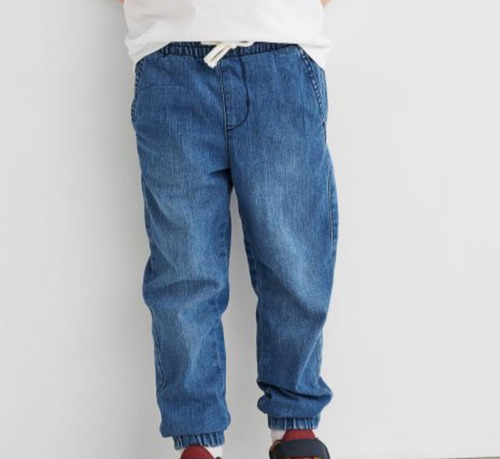 Jeans Tipo Jogger Marca H&m Talla 7-8 Años Con Cordón