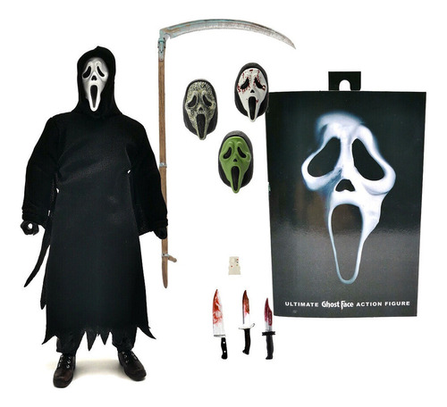 Premium Scream Ghostface Ghost Face Ultimate Acción Figura