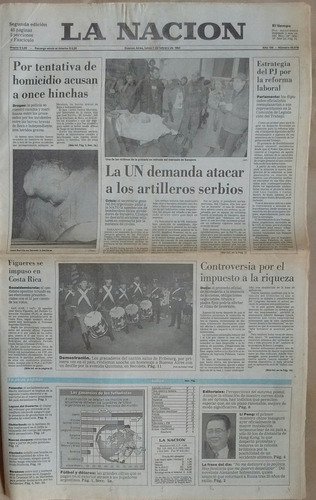 Diario La Nación 07/02/1994 Controversia Impuesto A Riqueza