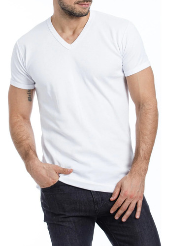 Camiseta Térmica Manga Corta Cuello V Hombre Eyelit 192