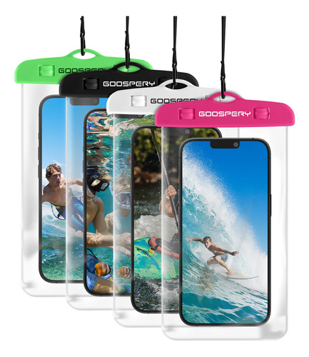 4 Bolsa Impermeable Universal Goospery Para Telefono Funda X