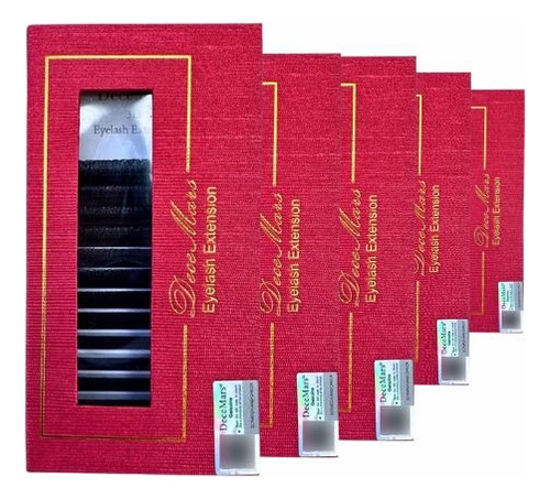 Kit 5 Cílios 3d Decemars W 3d Volume Egípcio W3d Original
