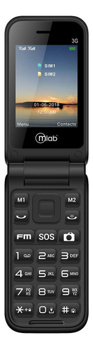 Mlab SOS Senior Phone Shell 3G (2.4") Dual SIM negro