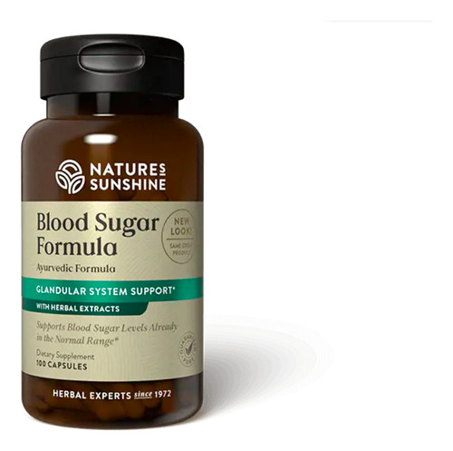 Natures Sunshine Blood Sugar Formula 100caps