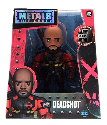 Boneco, Deadshot, Dc, Metal Die Cast, Esquadrão Suicida,