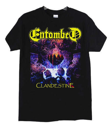 Polera Entombed Clandestine Metal Abominatron