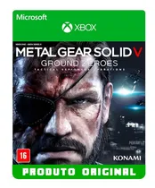 Comprar Juego Metal Gear Solid V Ground Zeroes Xbox Code 25 dígitos