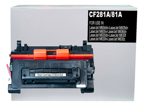 Toner Generico Cf281a Negro Para Laserjet M604dn/m606dn