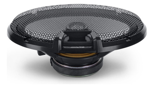 Bocina tipo tweeter Alpine R2S69 para moto/cuatriciclo color negro 6" x 9" x 2 unidades