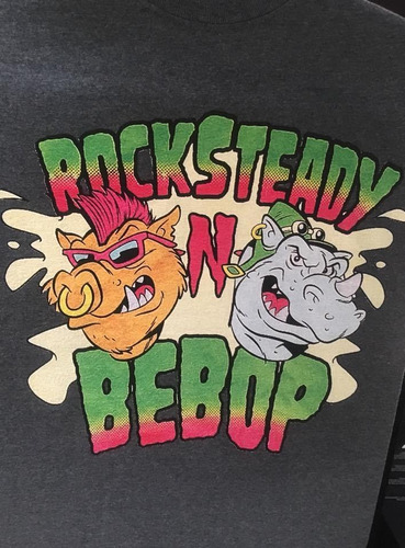 Rocksteady N Bebop - Animacion - Polera- Cyco Records