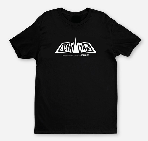 Imagen 1 de 4 de Playera Discolocos Con Logo En Blanco (brilla Con Luz Negra)