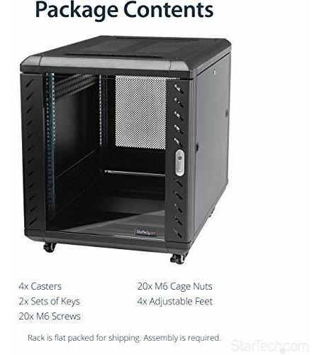Gabinete Para Computadora Startech Rk1236bkf 19'' -negro
