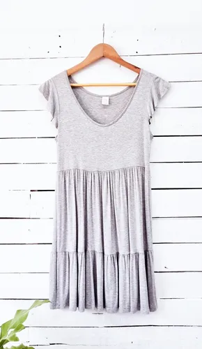 Vestido Modal Con Detalle De Volados Mujer