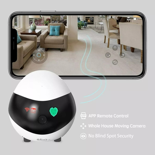 Robo Ebo Se Camera Pet, Voz Visão Noturna Auto Carregamento