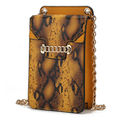 Bandolera Mkf Collection Yael Vegan Leather Snake
