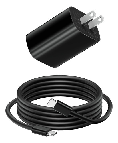 Bloque Carga Rapida Usb C 30 W Pd Cable Tipo 60 6.6 Pie Para