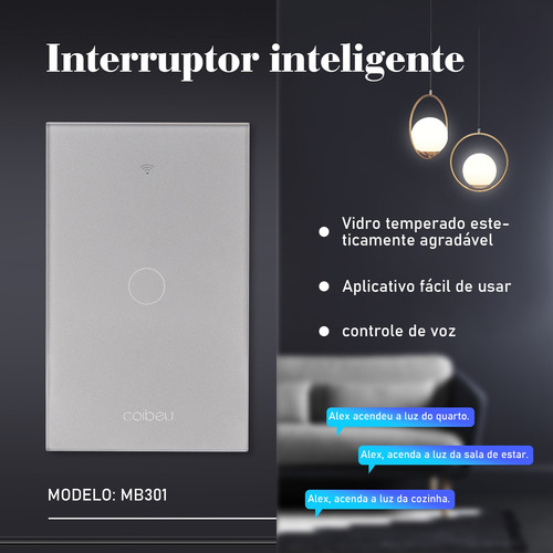 Interruptor Inteligente Wifi Smart Com Neutro Alx 1-4 Botões