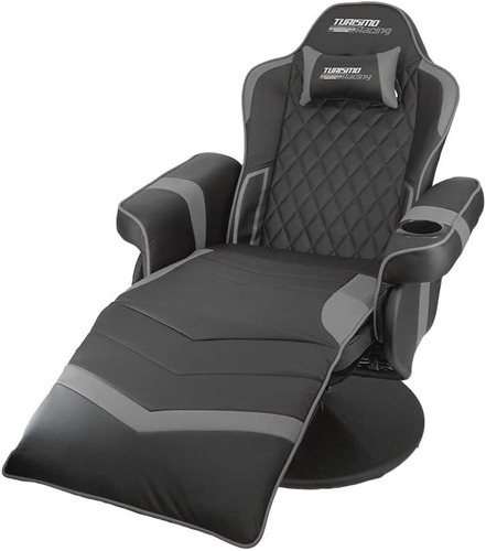 Sofa Gamer Reclinable Giratoria Color Negro Turismo Racing 