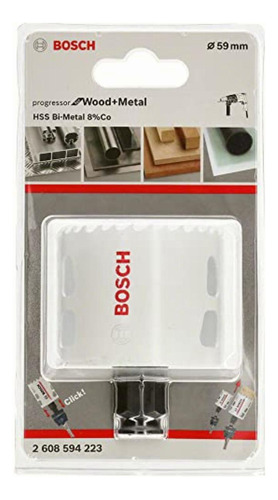 Bosch Brocasierra Progressor Para Madera Y Metal, Blanco, Ø