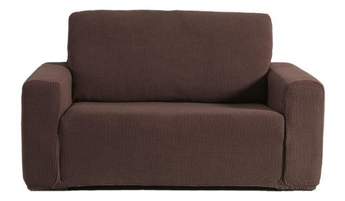 Protector Sala Funda Sillón Niza Café Loveseat Doble Elástic