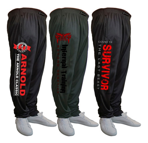 3 Pantalón Baggy Microfibra Arnold Infernal Survivor Genetic