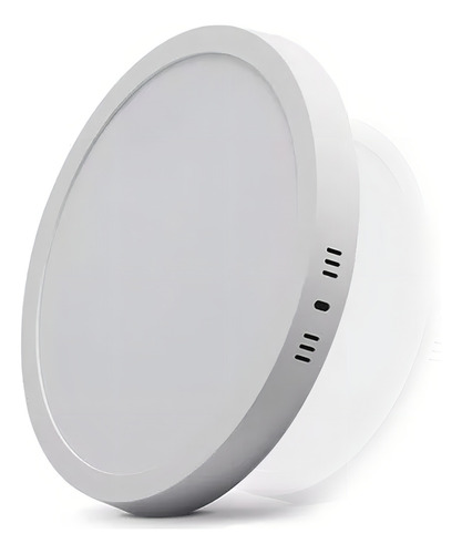 Luminaria Luz Neutra Sobrepor Redondo 4000k 24w