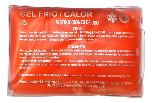 Bolsa Frio/caliente Natural Care 10 X 15cm