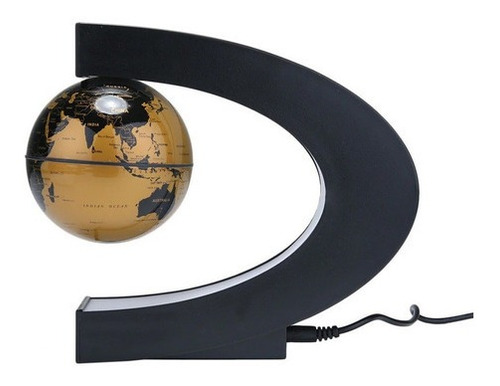 Globo Magnético, Mapa Led Luz  Levitação Anti Gravidade
