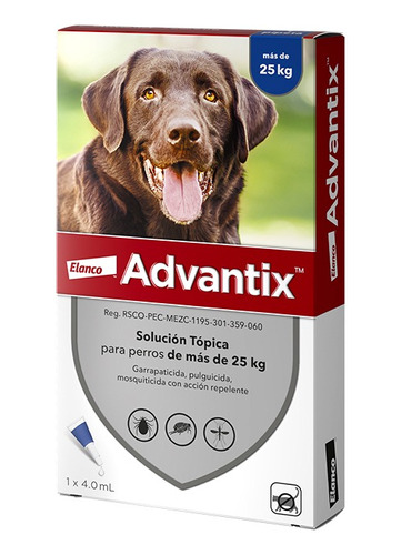 Advantix® Antipulgas Y Mosquitos Perros De Mas De 25 Kg