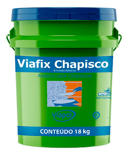 Viapol Viafix Chapisco 18 Lts Promotor De Adherencia  