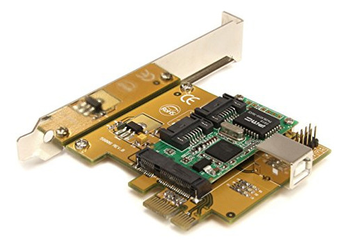Startech.com Adaptador De Tarjetas Pci Express A Mini Pci Ex