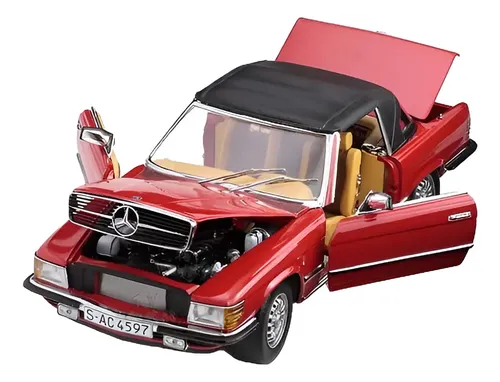 サンスター 1/18 メルセデス・ベンツ 350 SL レッド Mercedes-benz 350 Sl Soft 1977 Vermelho Sun Star 1/18 (ler