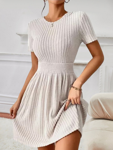Vestido De Mujer Casual Salir Elegantes Elástico Moda Ropa