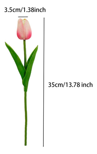 Tulipán Artificial, Flor, Flor Realista, Adorno De Boda,