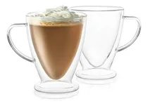 Comprar Tazas De Café De Vidrio Doble Pared Joyjolt Declan (set De 2