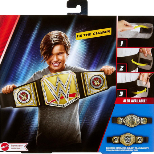 Cinturón De Campeonato Wwe Mattel Universal 96.5 Cm