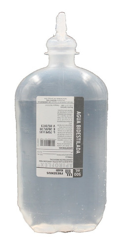 Agua Bidestilada 500 Ml