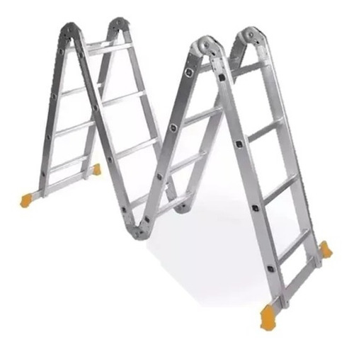 Escalera Aluminio Multifunción Articulada Plegable 4x4