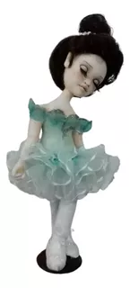Hermosa Bailarina Muñeca De Porcelana Fría Artesanal