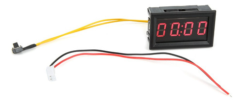 Electrónico Digital Reloj Accesorio Coche Led Luminoso Reloj