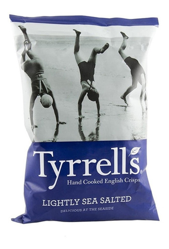 Imagem 3 de 3 de Kit 5 Und Batata Sal Marinho Inglesa Tyrrel's 150g