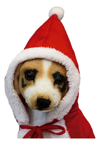 Capa Papá Noel Ropa Para Mascota S Disfraz Navideño Invierno